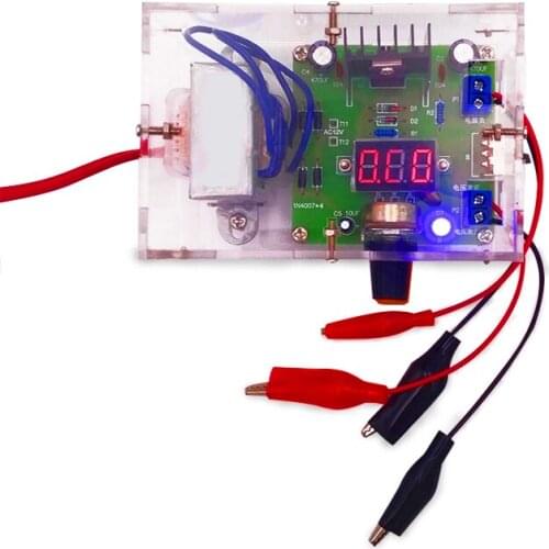 LM317 adjustable power supply board kit electronic technology training DIY production