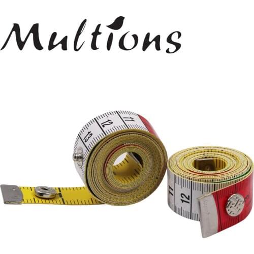 1.5M/60in Body Measuring Ruler Sewing Tailor Tape Measure Mini Soft Flat Ruler Centimeter Meter Ruler DIY Needlework Sewing Tool