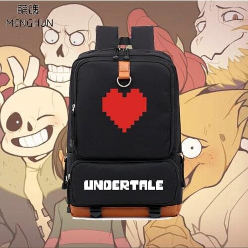 Undertale Big Backpack School Bag Student High Capacity Durable Undertale Bags