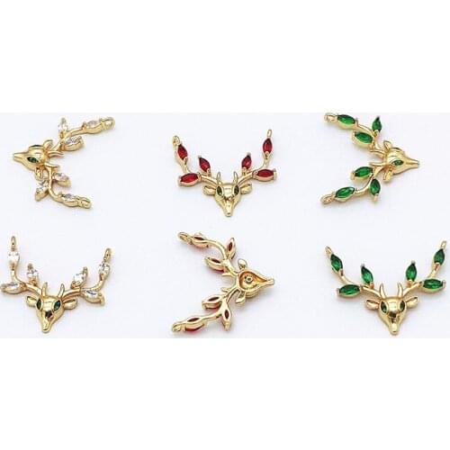 New Arrival!18x22mm 50pcs Cubic Zirconia/Copper Charm For Handmade Necklace/Earrings make DIY Parts,Jewelry Accessories Findings