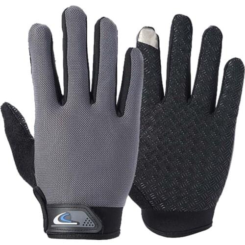 Thin Cycling Gloves Long For Bicycle Sports Mtb Mens Womens Outdoor Autumn Sensory Protective Full Finger Gel Bike Glove