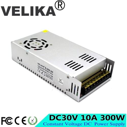 Single Output Universal 300W 30V 10A Switching power supply Led Driver Transformer 110V 220V AC to DC30V SMPS For Stepper CNC
