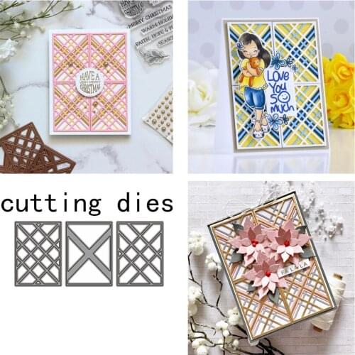 Stitching rectangle metal cutting dies stencils for decoration metal die for DIY scrapbooking dies scrapbooking new dies 2021