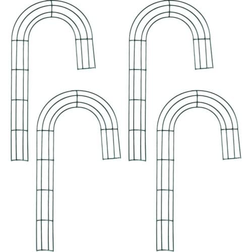 4Pcs Cane Iron Wreath Frame DIY Wreath Accessory Christmas Wreath Accessory