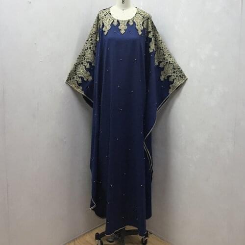 Boubou Africain Femme African Print Dashiki Clothes Plus Size Women Dress Batwing Sleeve Ankara Dresses Girl Party Dress 2021