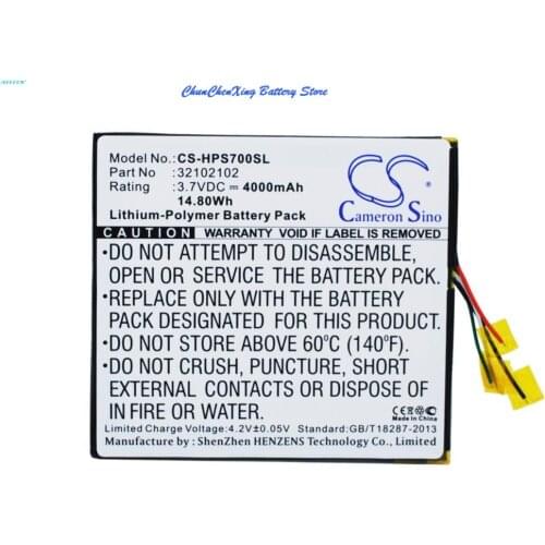Cameron Sino 4000mAh Battery 32102102 for HP Slate 7 Extreme