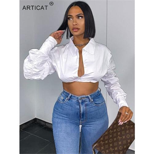 Женские укороченные футболки ARTICAT China At AliExpress