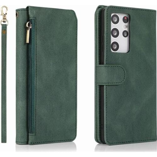 Wallet Cover For Samsung Galaxy S21 S20 FE Ultra S10 S9 Note 20 10 Lite Plus Note9 Luxury Leather Flip Phone Bags Case S21 Plus