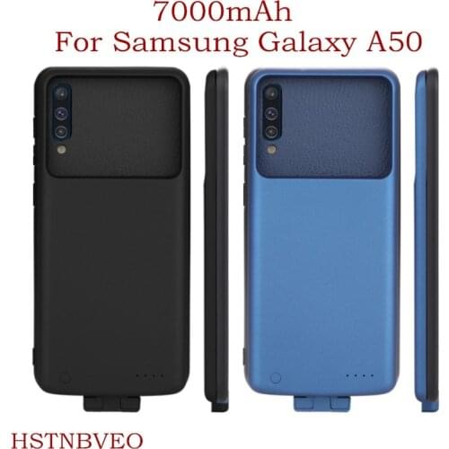 HSTNBVEO 7000mAh Magnetic Battery Charger Cases For Samsung Galaxy A50 Battery Case shockproof Power Bank Battery Charging Cover