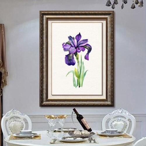 Flowers Full Diamond embroidery Crystal Diamond Painting Cross Stitch Vertical Print Picture Mosaic Home Paintings A6245