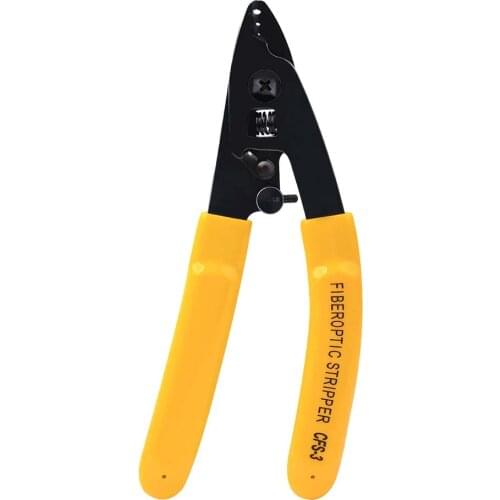 1PC Three-port Fiber Optical Stripper/ Pliers/ Wire Strippers/ Cable Crimper for FTTH Tools Optical Fiber Stripping Pliers