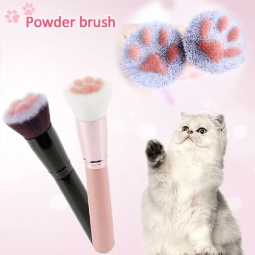 Cat Claw Paw Makeup Brushes Professional Cute Foundation Brush Cosmetic Beginner Long Lasting Concealer Blush Blending brush