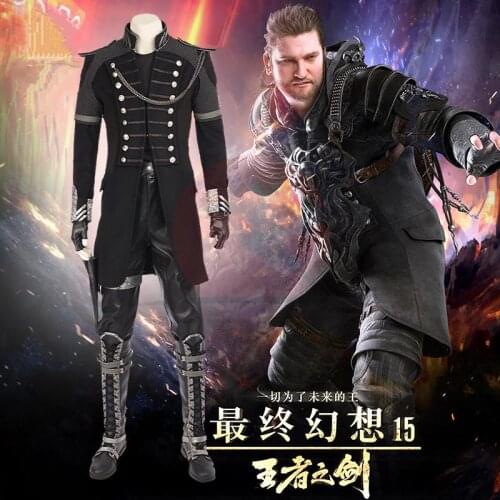 Final Fantasy XV Nyx Ulric Cosplay Costume Men Halloween Costumes For Adult Full Set