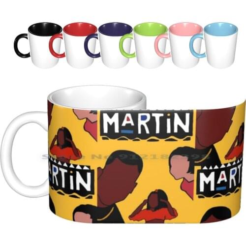 Marty Mar ( Yellow ) Ceramic Mugs Coffee Cups Milk Tea Mug The Art Plug Viral Explore 90s Hiphop Fholiday Fashion Custom Miami