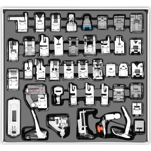 32/42Pcs Sewing Machine Accessories Sewing Knitting Blind Stitch Darning Presser Foot Feet Kit Set For Brother Singer Janome
