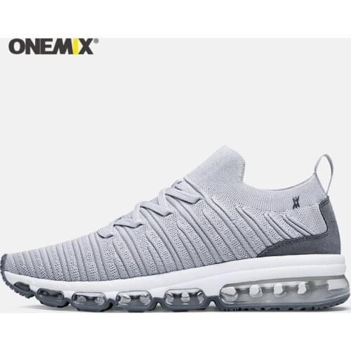 ONEMIX Original Running Shoes Air Cushion Sports Shoes Mesh Knitted Mens Casual Sports Outdoor Sports Shoes Sneakers Max 47