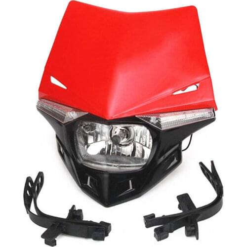 12V Motorcycle Headlight Head Lamp Street bike Chopper Cafe Racer For Honda CR125M CR250R CR500R CR80RB CRF230F
