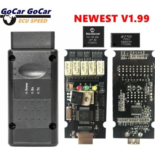 PIC18F458 FTDI Chip OPCOM 1.99 1.95 1.78 1.70 1.65 Newest Firmware OBD2 CAN-BUS Code Reader For Opel OP COM OP-COM Diagnostic