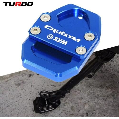 Fit For SYM CRUISYM300 CRUISYM 300 GTS300 300i GTS300 Motorcycle CNC Aluminum Kickstand Sidestand Stand Extension Enlarger Pad