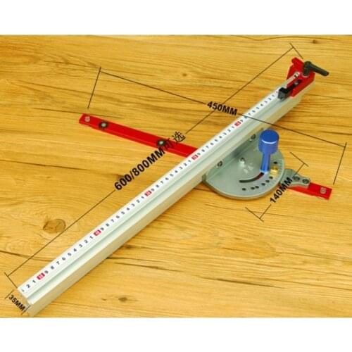 Miter Gauge Wood Working Tool For Bandsaw Table Saw Router Angle Miter Gauge Guide Engraving Machine reversal Woodworking DIY