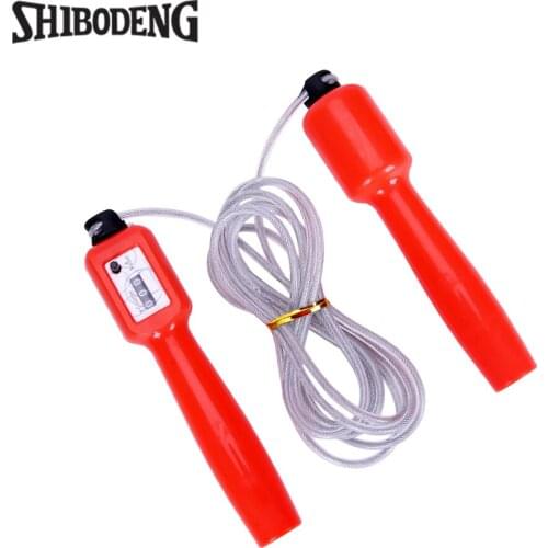 3m Jump Ropes With Counter Sports Fitness Crossfit Adjustable Fast Speed Counting Jump Skip Rope Skipping Wire Calories 5018