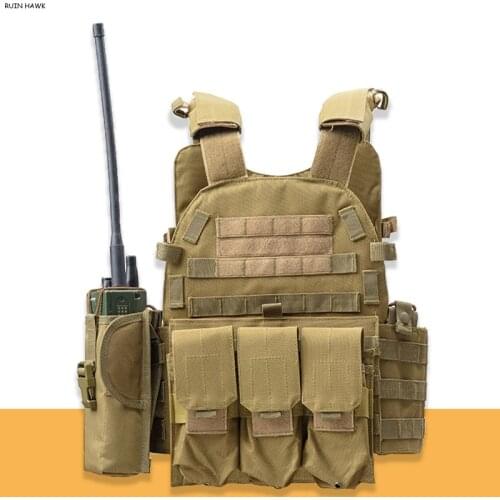 Tactical 6094 Molle Vest Military Combat Body Armor Vest Army Airsoft Paintball Wargame Plate Carrier Vest Hunting Accessories