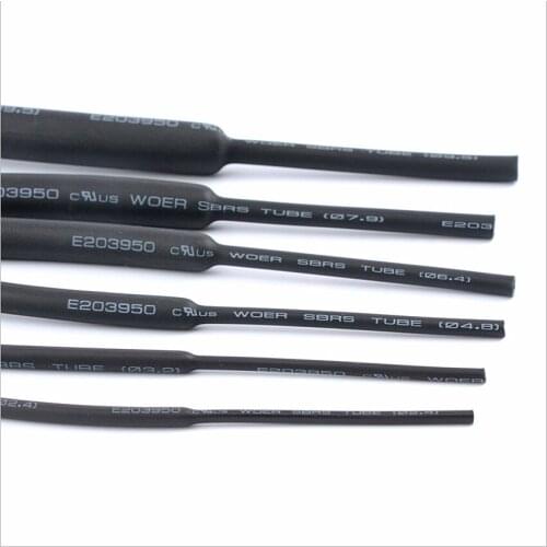 1 Meter Heat Shrink Tubing Electric Wire Protect Shrinkable Tube Insulation Cable Sleeve 1mm 1.5mm 2mm 3mm 3.5mm 4mm 5mm 6mm DIY