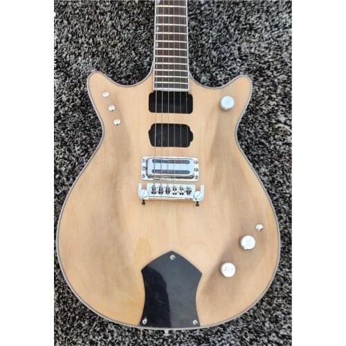High quality electric guitar, natural color electric guitar, can be customized according to the requirements, around the bridge