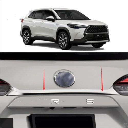 For Toyota Corolla Cross 2020 ABS rear trim strips rear tail box electroplating decorative bright strips Car Accessories