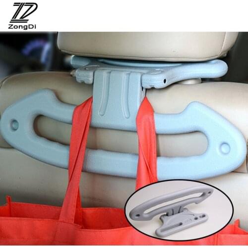 ZD 1Pc Multi-functional car hanger Safe handle Hanging hook for BMW e46 e39 e36 Lada granta Renault duster VW polo accessories