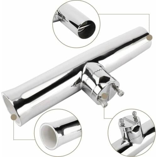 4pcs Stainless Steel Adjustable Polished Fishing Rod Holder Yacht Fishing Accessary