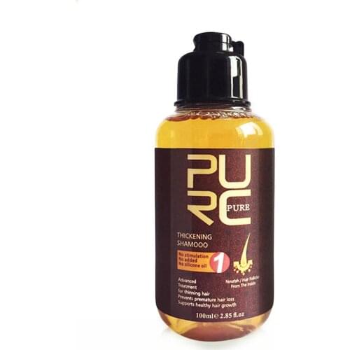 100ML Herbal Scent Hairs Loss Treatment Shampoo Scalp Healthy Natural Ingredients No Irritating Moisturizing Shampoo