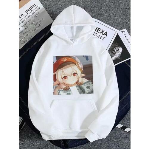 2021 Sweatshirt Kawaii Genshin Impact Anime Winter Fashion Sweatshirt Sweat Clothes Long Sleeve Hoodies Women 3D Graphic Hoodie