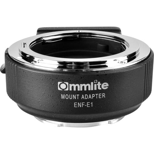 COMMLITE CM-ENF-E1 PRO Electronic Auto-Focus Lens Mount Adapter for Nikon Tamron Sigma F Mount Lens to Sony E Mount Camera