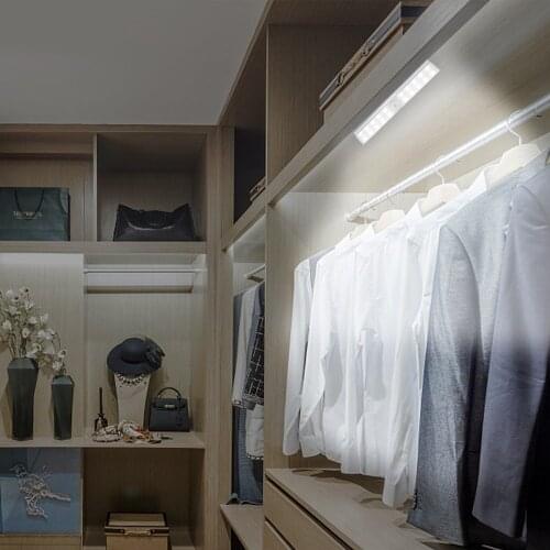 Motion Sensor Lights USB Rechargeable 20 LED Magnetic Removable Stick-On Lamp Drop shipping