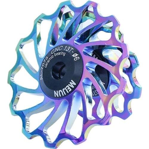 Colorful 11T/12T/13T/14T/16T/18T Guide Cycling Ceramics Bearing Jockey Wheel Ceramic Pulley 7005 Aluminum Alloy MTB Derailleur