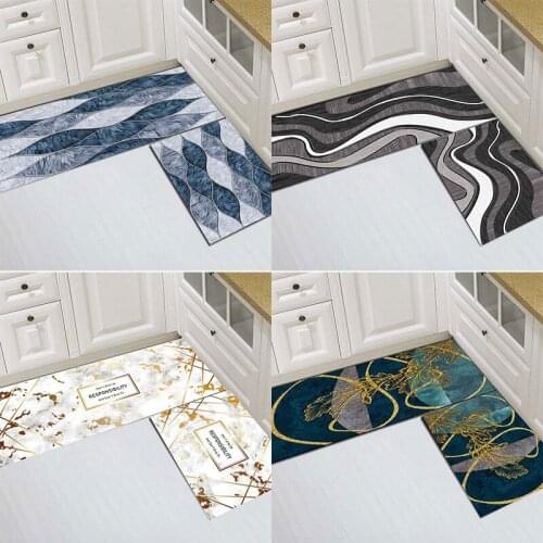 Kitchen Mat Entrance Door Carpet Printed For Bathroom Living Room Floor Doormat Tapete Rug Home Decoration Anti-slip Waterproof