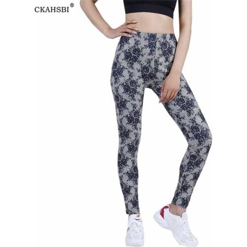 CKAHSBI Snake Print Legging Yoga Pants Sports Push Up Clothing Solid High Elastic Waist Ankle-Length Workout Fittness Sportswear