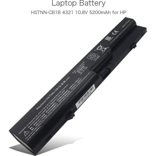HSTNN-CB1B Li-ion Battery 6 Cells 10.8V 5200mAh Replacement Laptop Batteries for HP Compaq 620 320 425 ProBook 4321 Series PC