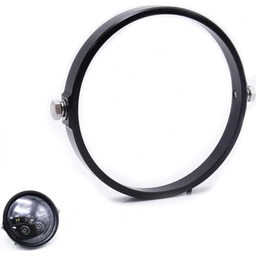 Motorcycle 5.75" Vintage Headlight Bezel Headlight Lamp Bezel Trim Ring For Harley Sportster XL 883 883N 1200 2004-11 12 13 14