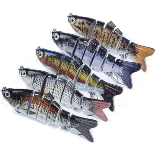 Lures for Fishing Wobblers Lifelike Fishing Lure 6 Segment Swimbait Crankbait Hard Bait Slow 10cm 17g Isca Artificial Lures