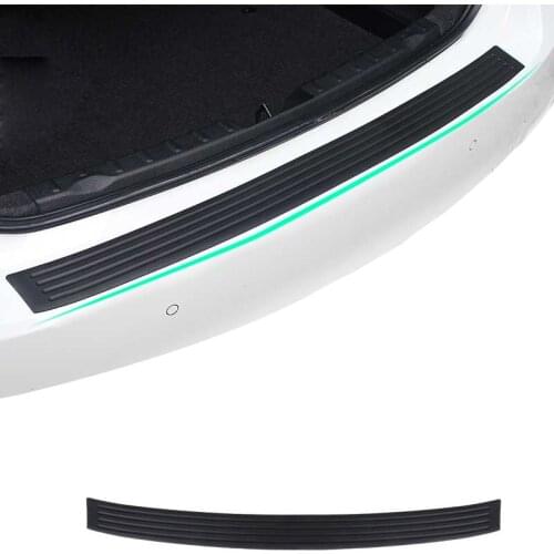 Car Rear bumper rubber scuff trim for Skoda Octavia A2 A5 A7 Fabia Rapid Superb Yeti Roomster