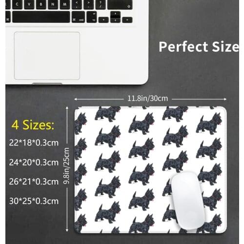 Scottish Terrier Ready To Play Mouse Pad DIY Print Maggie Ross Dogs Maggie Ross Scotties Scottish