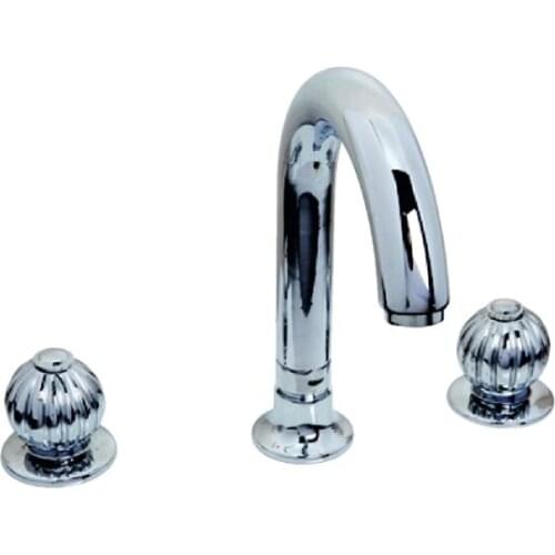 Krom Ankastre Lavabo Bataryası