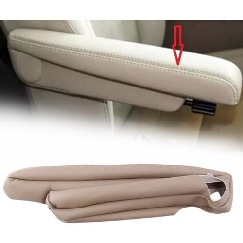 Car PU Leather Front Seat Armrest Cover Protection Cover for Land Rover Freelander 2 2007-2015