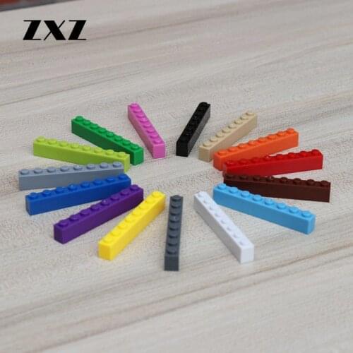 100pcs/lot Bulk Brick 1 x 8 DIY Educational Toys for Kids MOC Creator Kits Parts 3008 Particle Building Blocks for Bricks Class