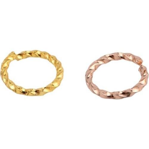 " 20 PCS Embossed hollow cut copper ring pendant connecting ring DIY handmade earrings necklace pendant copper jewelry accessori