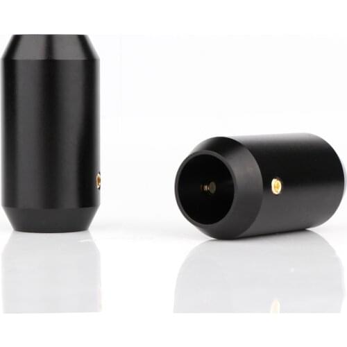 4pcs Hifi audio Pants Boot Y Splitter 1 to 2 Speaker RCA Cable Audio DIY Wire Connector Black Speaker cable Wire Pants Boots