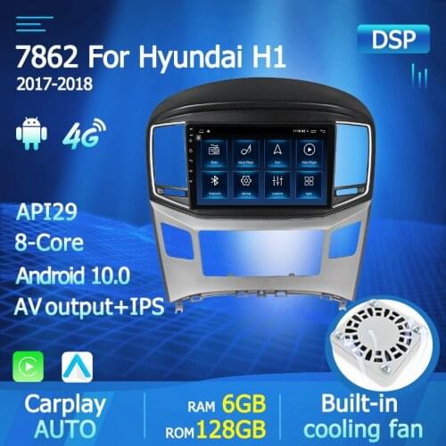 Android10 Autoradio 2Din Car Radio Multimedia Player For Hyundai Grand Starex H1 2017 2018 WIth Accessories Frame Bt DSP Carplay