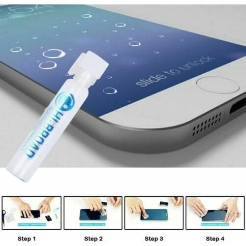 Hi-Tech Phone Nano-Liquid 3D Invisible Coating Screen Protector Film Universal Touch LCD Shield For Mobile Phone With Wipe Cloth